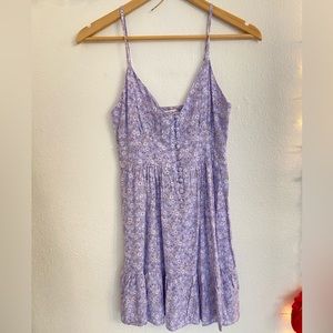 aeropostale lavender flower sundress
